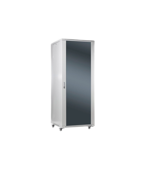 SOMI Networks, 37U, 19? Freestanding Cabinet, 37U-60/60NAC, Gray, Max Load 800kg, Removable and Lockable Side Panels, Glass