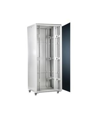 SOMI Networks, 42U, 19″ Freestanding Cabinet, 42U-80/80NACP, Gray, Max Load 800kg, Removable and Lockable Side Panels