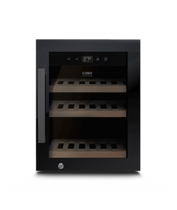 Veinikülmik Caso, WineExclusive 12, Energy efficiency class G, Bottles capacity 12, Cooling type Compressor technology, Black