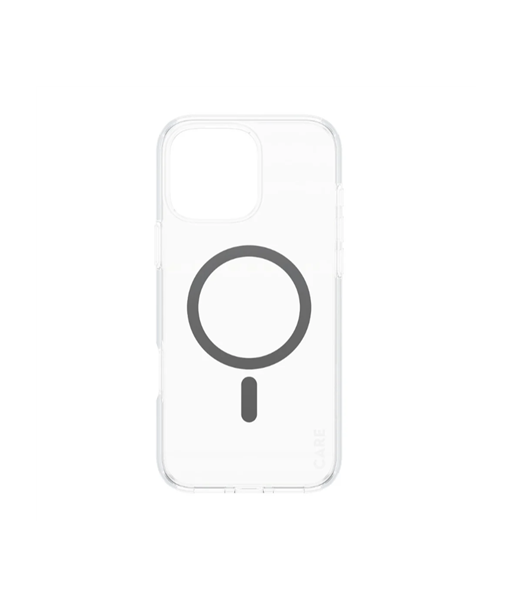 CARE Flagship Case, Back cover, Apple, iPhone 16 Pro Max, Recycled plastic, Transparent, MagSafe