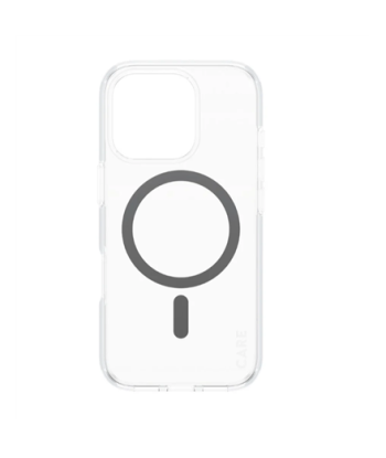 CARE Flagship Case, Back cover, Apple, iPhone 16 PRO, Recycled plastic, Black, MagSafe