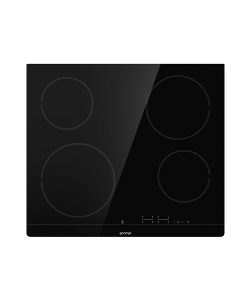 Pliidiplaat Gorenje, ECT641BSC, Vitroceramic, Number of burners/cooking zones 4, Touch, Timer, Black, Display