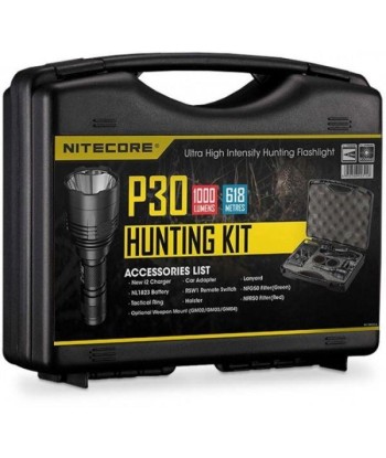 FLASHLIGHT HUNTING 1000 LUMENS/NEW P30HUNTING KIT NITECORE