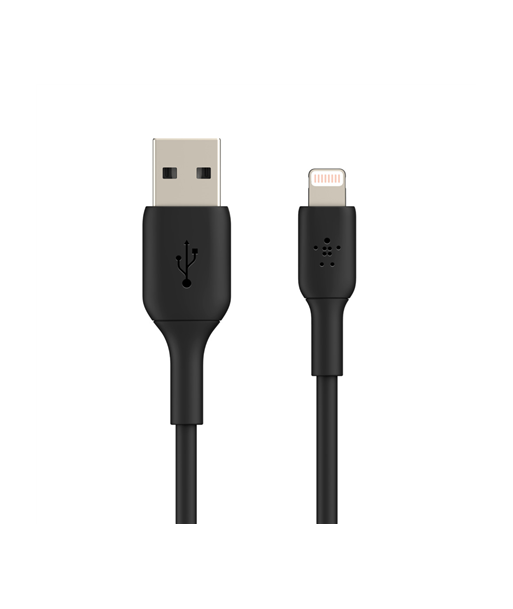 Belkin BOOST↑ CHARGE Lightning to USB-A kaabel - Must (0.15m) Belkin BOOST↑ CHARGE Lightning to USB-A kaabel - Must (0.15m)