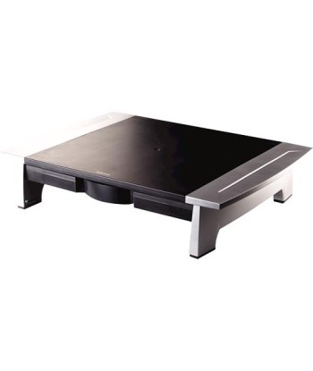 Fellowes Standard Monitor Riser - Black/Silver