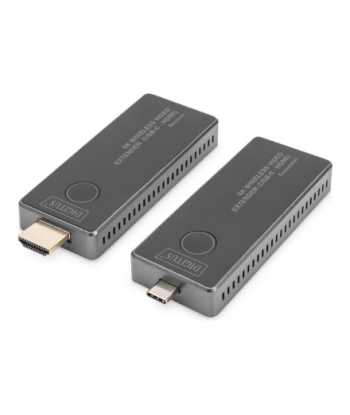 Digitus 4K Wireless Video Extender, 30 m (USB-C - HDMI) | DS-55324 | Black/Silver