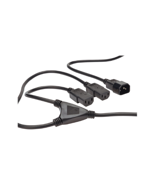 Digitus Y-образный кабель питания - 1x IEC 320 C14 на 2x IEC 320 C13 - 0.17м Digitus Y-образный кабель питания - 1x IEC 320 C14 на 2x IEC 320 C13 - 0.17м