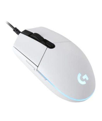 Logitech G203 LIGHTSYNC Белая USB Оптическая Игровая Мышь