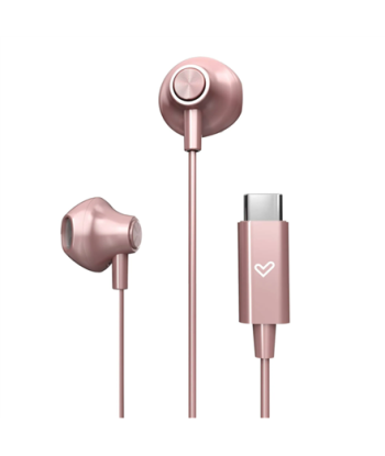 Наушники Energy Sistem Wired, EasyPods Type C, Built-in microphone, USB-C, Rose Gold
