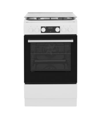 Плита Whirlpool, WS5G8CHW/E/1, Hob type Gas, Oven type Electric, White, Width 50 cm, LED, Depth 60 cm, 60 L
