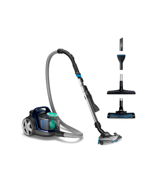 Philips, Vacuum cleaner, PowerPro Active FC9556/09, Bagless, Power 900 W, Dust capacity 1.5 L, Blue