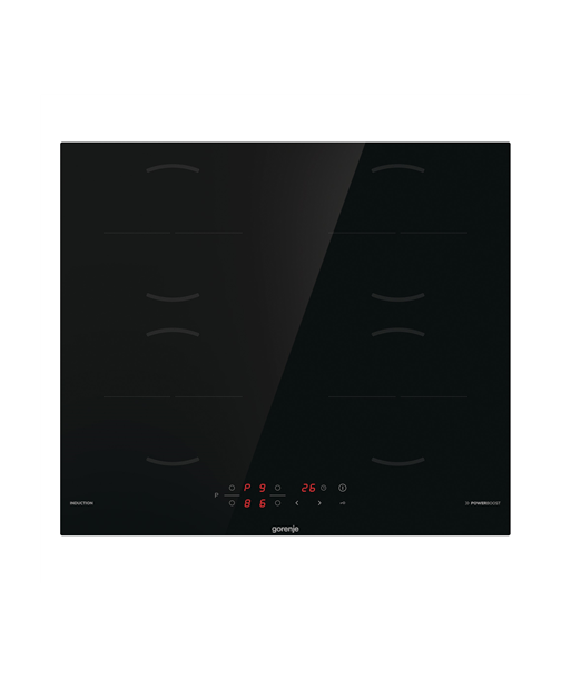 Pliidiplaat Gorenje, GI6401BSCE, Induction, Number of burners/cooking zones 4, Touch, Timer, Black