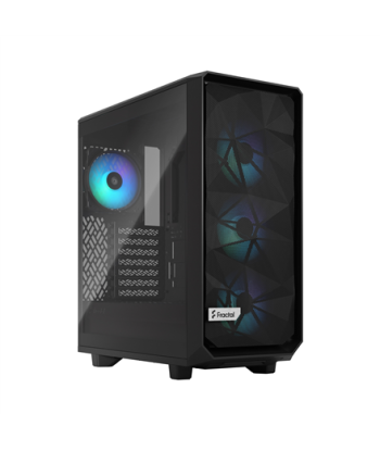 Fractal Design, Meshify 2 Compact RGB, Side window, Black TG Light Tint, Mid-Tower, Power supply included No, ATX