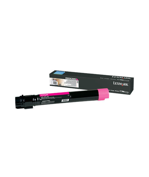 Tooner Lexmark X950X2MG, X95x Magenta Extra High Yield (22K), Cartridge, Magenta
