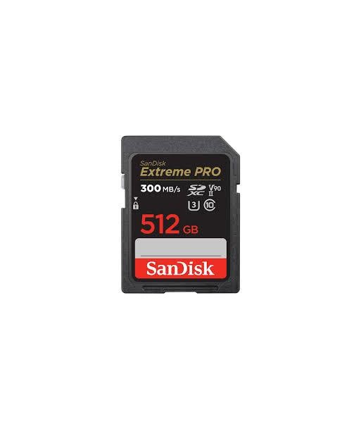 SanDisk 512GB Extreme PRO UHS-II SDXC Mälukaart