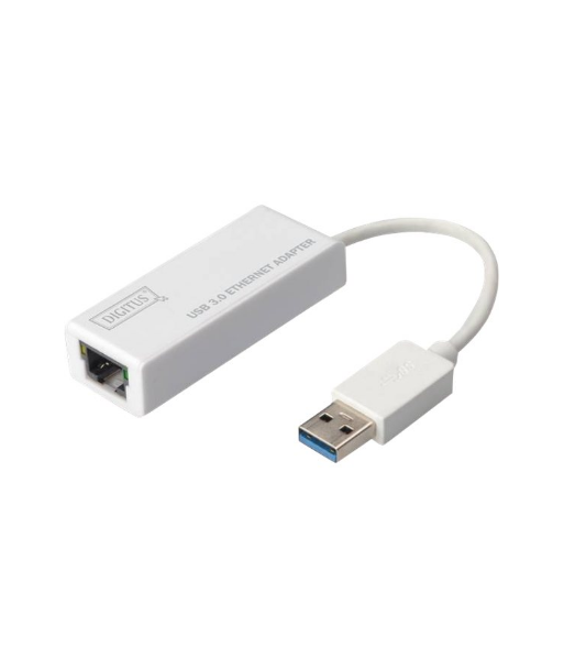 Digitus, USB 3.0 to Gigabit Ethernet Adapter USB-A Male, 10/100/1000 Mbps, DN-3023, Network Adapter