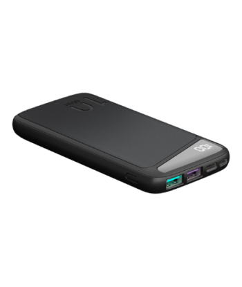 Goobay 53936 Fast Charge Power Bank 10,000 mAh with Power Delivery, Black