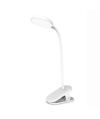 ColorWay Paindlik LED Laualamp Klambriga ja Akuga - CW-DL10FCB-W (Valge)
