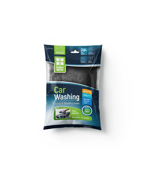 ColorWay CW-4412 Microfiber Car Drying Towel - Universal Extra Dry ColorWay CW-4412 Microfiber Car Drying Towel - Universal Extra Dry