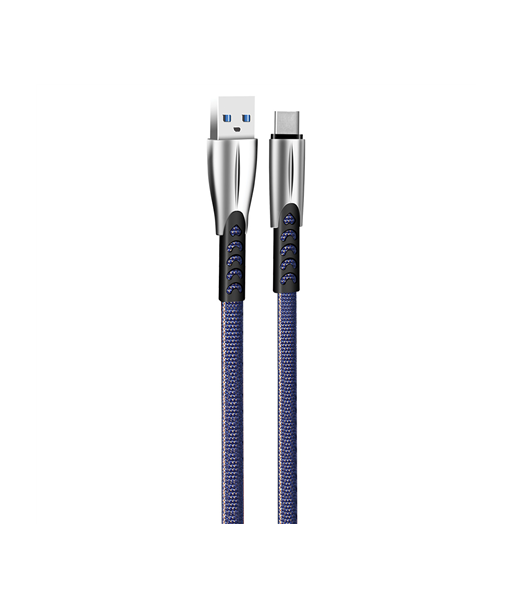 ColorWay USB Type-C Kaabel (Tsinkisulamist) 2.4A, 1m, Sinine ColorWay USB Type-C Kaabel (Tsinkisulamist) 2.4A, 1m, Sinine