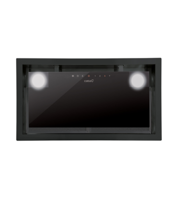 CATA, GC DUAL A 45 XGBK, Canopy, Energy efficiency class A, Width 45 cm, 820 m³/h, Touch control, LED, Black glass