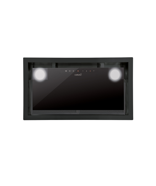 CATA, Hood, GC DUAL A 45 XGBK, Canopy, Energy efficiency class A, Width 45 cm, 820 m³/h, Touch control, LED, Black glass