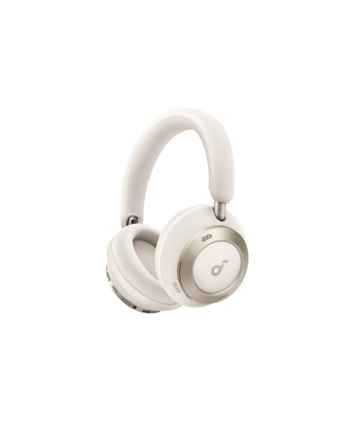 Anker Soundcore, Foldable, Space One Pro, Bluetooth, Over-ear, Microphone, Wireless, Cream White