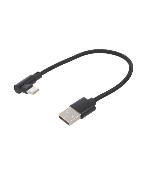 CABLE USB2 TO USB-C ANGLED/CC-USB2-AMCML-0.2M GEMBIRD