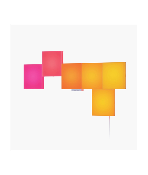 Nanoleaf Shapes Squares Starter Kit (6 Panels) - 16M+ Colors Nanoleaf Shapes Squares Starter Kit (6 Panels) - 16M+ Colors