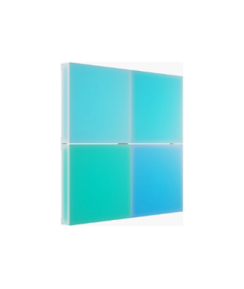 Nanoleaf Shapes Mini Triangles Expansion Pack (4 Panels) - Add Dazzling Color to Your Setup!