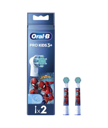 Oral-B Electric Toothbrush Heads, EB10-2 Kids Spiderman, Heads, For kids, Number of brush heads included 2
