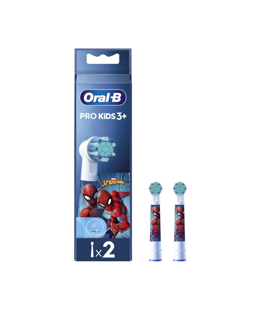 Насадки для детской электрической зубной щетки Oral-B Kids Spiderman EB10-2 (2 шт.)
