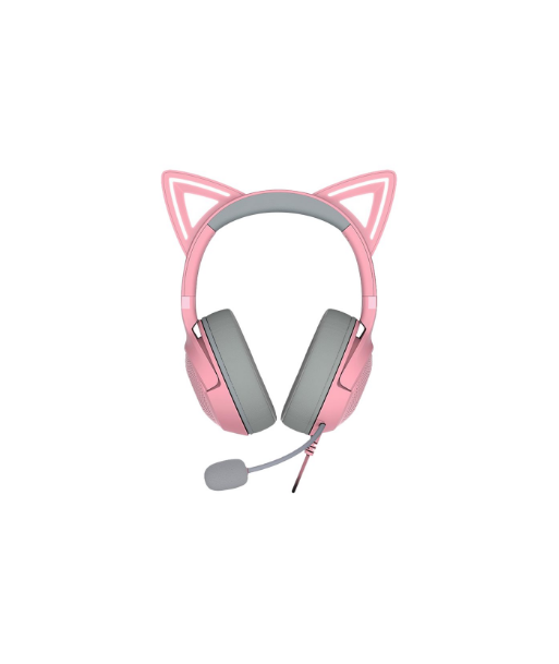 Razer Kraken Kitty V2 Wired Gaming Headset - Quartz Pink Razer Kraken Kitty V2 Wired Gaming Headset - Quartz Pink