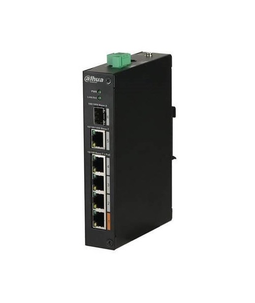 DAHUA DH-PFS3106-4ET-60-V2 6-pordiline Unmanaged PoE Switch DAHUA DH-PFS3106-4ET-60-V2 6-pordiline Unmanaged PoE Switch