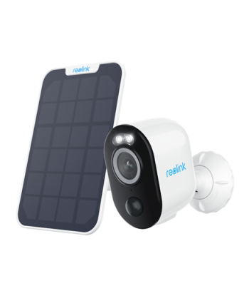 Reolink, Wi-Fi Security Camera with Motion Spotlight and Solar Panel, Argus Series B330, Bullet, 4 MP, Fixed lens, IP65, H.265