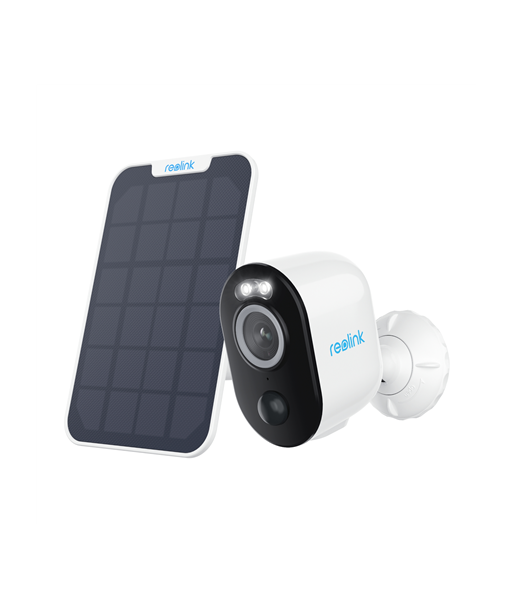 Reolink, Wi-Fi Security Camera with Motion Spotlight and Solar Panel, Argus Series B330, Bullet, 4 MP, Fixed lens, IP65, H.265