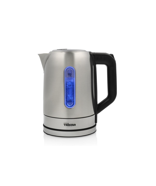 Tristar, WK-1344, Electric, 2200 W, 1.7 L, Stainless steel, 360° rotational base, Silver