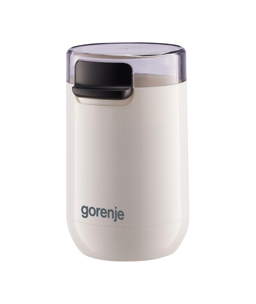 Kohviveski Gorenje, SMK150SW, 150 W, Coffee beans capacity 45 g, Lid safety switch, White