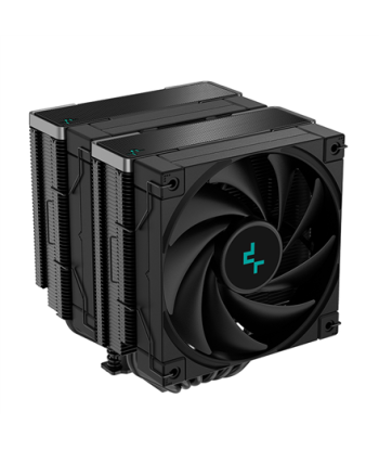Deepcool AK620 Zero Dark CPU Air Cooler - Intel & AMD, Ultra-Quiet Performance
