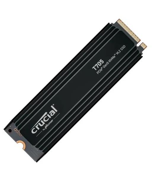 Crucial SSD T705 1TB PCie 5.0 NVMe w/Heatsink