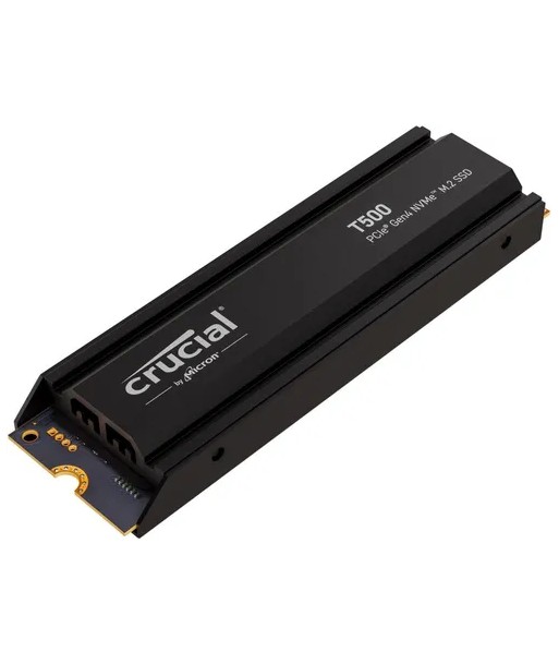 Crucial SSD T500 2TB PCie 4.0  NVMe w/Heatsink