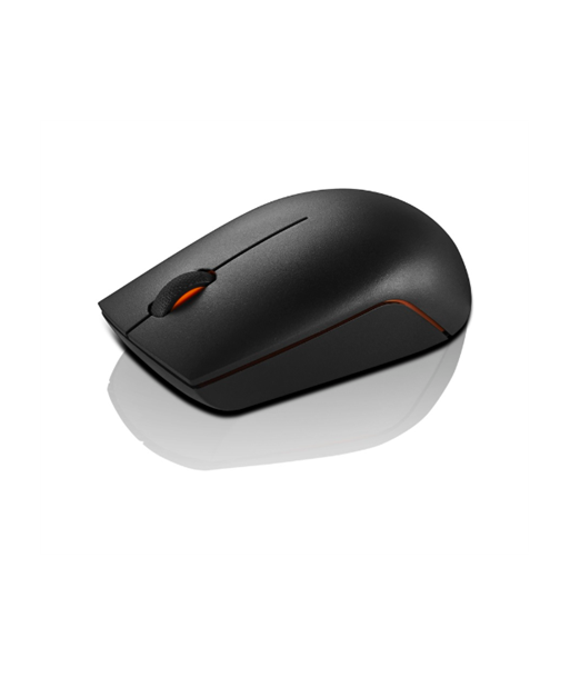 Lenovo, 300, Optical Mouse, 2.4 GHz Wireless via Nano USB, Black, 1 year(s)