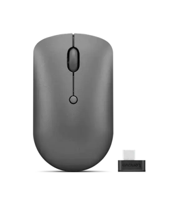 Беспроводная мышь Lenovo, 540, Red optical sensor, Wireless, 2.4G Wireless via USB-C receiver, Storm Grey, 1 year(s)