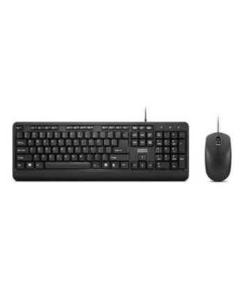 Lenovo, 160 Combo, Keyboard, Wired, Mouse included, US, Black, USB-A 2.0