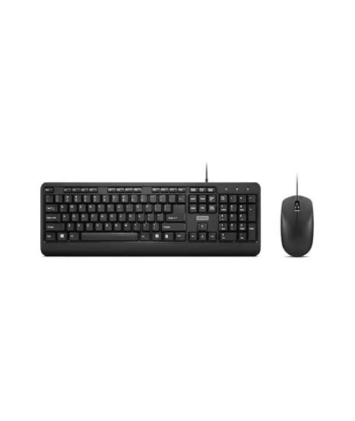 Lenovo 160 Combo Juhtmega Klaviatuur ja Hiir - USA Must USB-A 2.0 Lenovo 160 Combo Juhtmega Klaviatuur ja Hiir - USA Must USB-A 2.0