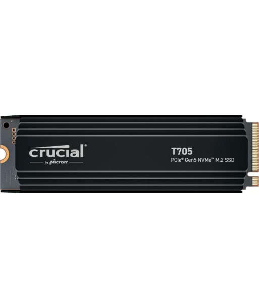 Crucial T705 4TB PCIe 5.0 NVMe SSD with Heatsink Crucial T705 4TB PCIe 5.0 NVMe SSD with Heatsink