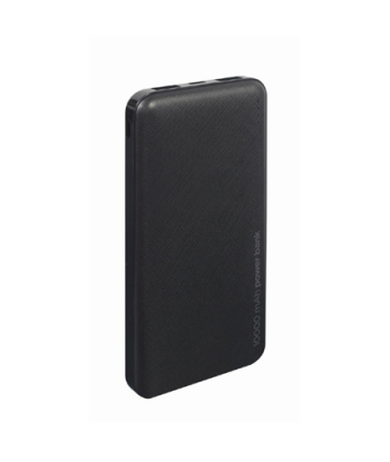 Внешний аккумулятор Gembird, PB10-02, 10000 mAh, 2 x USB-AF, Black