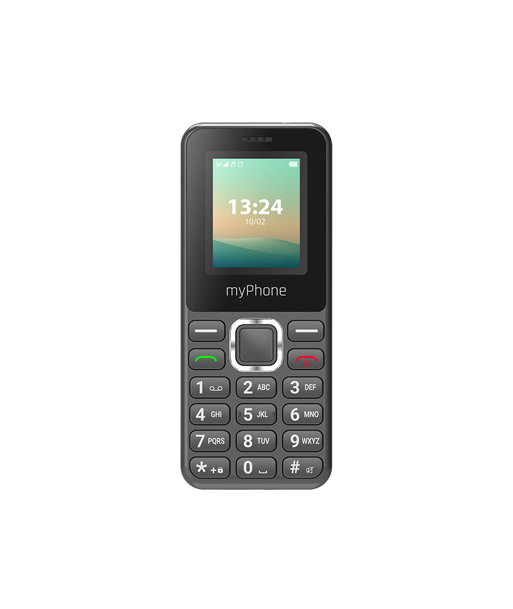 myPhone 2240 LTE, Black, 1.77", TN, 48 MB, 128 MB, Dual SIM, Nano SIM, 3G, Bluetooth, 2.1, USB version USB-C, 1000 mAh