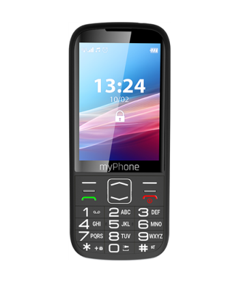 myPhone HALO 4 LTE, Black, 3.5", TFT, 128 MB, 64 MB, Dual SIM, 3G, Bluetooth, Main camera resolution 2 MP, 2500 mAh