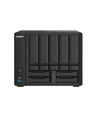 QNAP 9-Bay QTS NAS TS-932PX-4G Up to 9 HDD/SSD Hot-Swap, AL324 ARM Cortex-A57 Quad-Core, Processor frequency 1.7 GHz, 4 GB